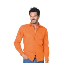 Camisa de trabajo de manga larga 100% Algodón Logica 8164