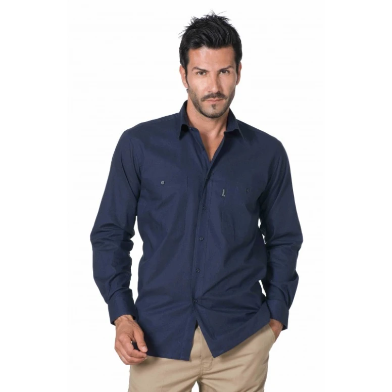 Camisa de trabajo de manga larga 100% Algodón Logica 8164