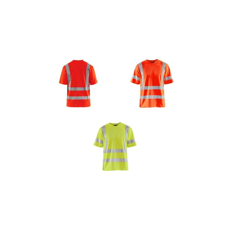 Camiseta de trabajo Alta Visibilidad Blaklader protección contra los rayos UV Mangas cortas 338010703300L