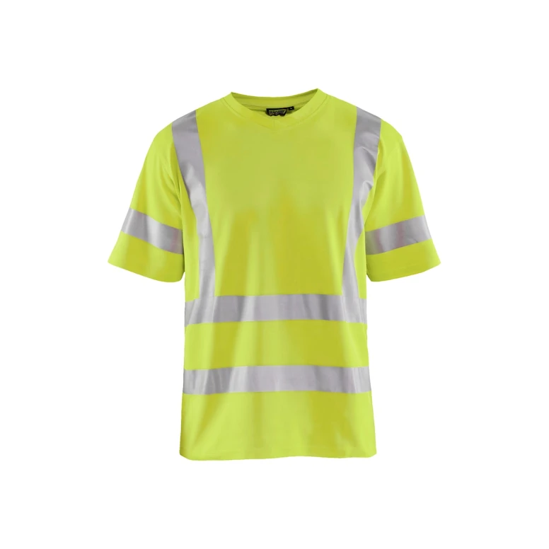 Camiseta de trabajo Alta Visibilidad Blaklader protección contra los rayos UV Mangas cortas 338010703300L