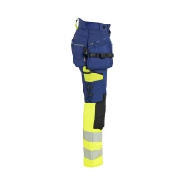 Pantalón de trabajo Alta Visibilidad Stretch Multibolsillos Blaklader 4-Vie Mujer 702516488933C42