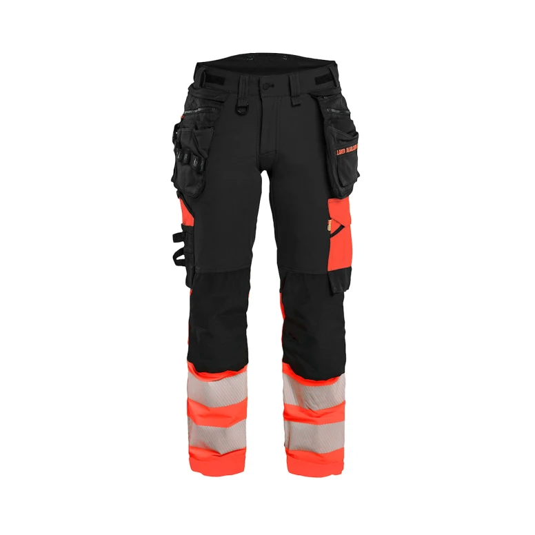 Pantalón de trabajo Alta Visibilidad Stretch Multibolsillos Blaklader 4-Vie Mujer 702516488933C42