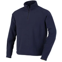 Sudadera de trabajo en micropolar con media cremallera ISSA LINE - 04805 Monviso