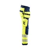 Pantalón de trabajo Alta Visibilidad Stretch Impermeable Multibolsillos Blaklader Softshell Mujer 711825133389C42
