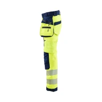 Pantalón de trabajo Alta Visibilidad Stretch Impermeable Multibolsillos Blaklader Softshell Mujer 711825133389C42