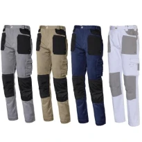 Pantalones de trabajo ISSA LINE Stretch 8730 Multibolsillos Elásticos con bolsillos laterales