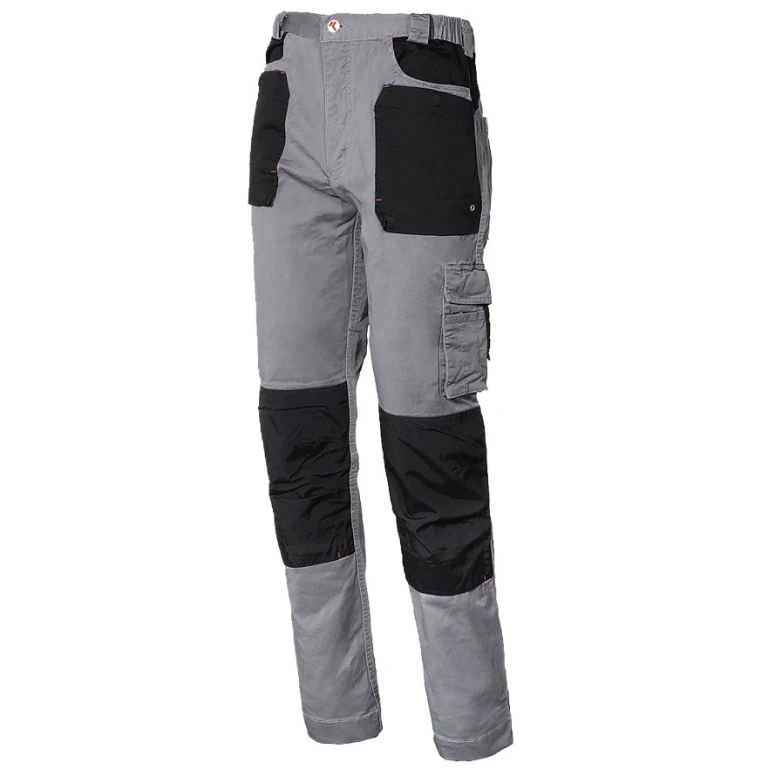 Pantalones de trabajo ISSA LINE Stretch 8730 Multibolsillos Elásticos con bolsillos laterales