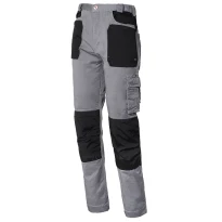Pantalones de trabajo ISSA LINE Stretch 8730 Multibolsillos Elásticos con bolsillos laterales