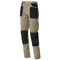 Pantalones de trabajo ISSA LINE Stretch 8730 Multibolsillos Elásticos con bolsillos laterales