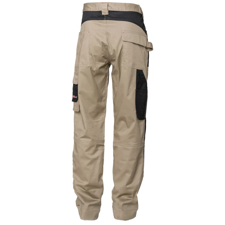 Pantalones de trabajo ISSA LINE Stretch 8730 Multibolsillos Elásticos con bolsillos laterales