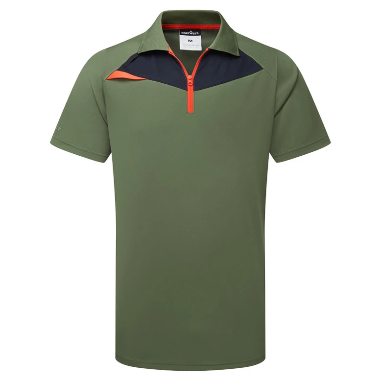 Polo de Trabajo Media Cremallera Portwest DX410