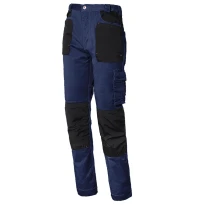 Pantalones de trabajo ISSA LINE Stretch 8730 Multibolsillos Elásticos con bolsillos laterales