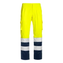 Pantalón de Trabajo Alta Visibilidad Multibolsillos Elástico Sottozero Pantalón H.V. Stretch 1590