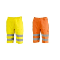 Bermudas de Trabajo Alta Visibilidad Multibolsillos Sottozero Shorts H.V. 1570