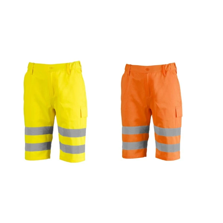 Bermudas de Trabajo Alta Visibilidad Multibolsillos Sottozero Shorts H.V. 1570