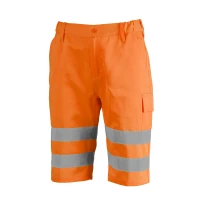 Bermudas de Trabajo Alta Visibilidad Multibolsillos Sottozero Shorts H.V. 1570