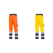 Pantalón de Trabajo Alta Visibilidad Multibolsillos Bicolor Sottozero 2560