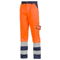 Pantalón de Trabajo Alta Visibilidad Multibolsillos Bicolor Sottozero 2560 2