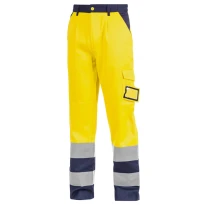 Pantalón de Trabajo Alta Visibilidad Multibolsillos Bicolor Sottozero 2560