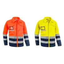 Chaqueta de Trabajo Alta Visibilidad Multibolsillos Bicolor Sottozero Giubbino Bicolore H.V. 2720
