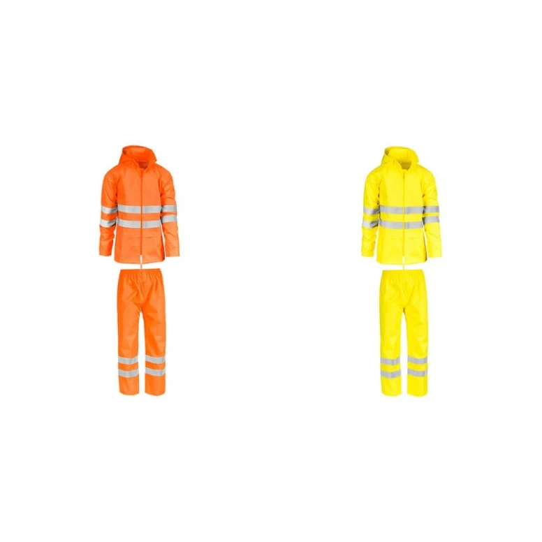 Conjunto de Trabajo Alta Visibilidad Multibolsillos Impermeable Sottozero Conjunto Impermeable H.V. 1605