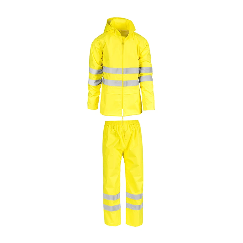 Conjunto de Trabajo Alta Visibilidad Multibolsillos Impermeable Sottozero Conjunto Impermeable H.V. 1605