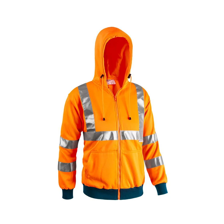 Sudadera con Capucha Alta Visibilidad con Cremallera Completa Sottozero Flash 7680