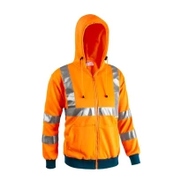 Sudadera con Capucha Alta Visibilidad con Cremallera Completa Sottozero Flash 7680