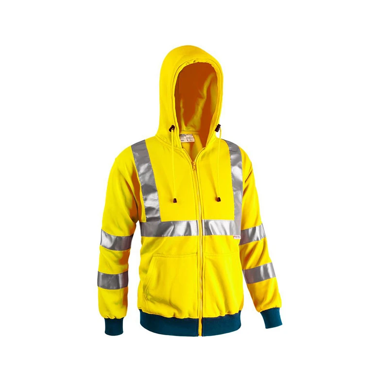 Sudadera con Capucha Alta Visibilidad con Cremallera Completa Sottozero Flash 7680