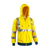 Sudadera con Capucha Alta Visibilidad con Cremallera Completa Sottozero Flash 7680