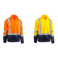 Sudadera de Trabajo Alta Visibilidad Media Cremallera Sottozero Smash 7880