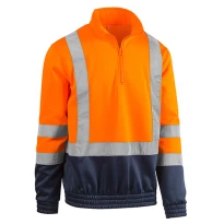 Sudadera de Trabajo Alta Visibilidad Media Cremallera Sottozero Smash 7880