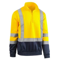 Sudadera de Trabajo Alta Visibilidad Media Cremallera Sottozero Smash 7880