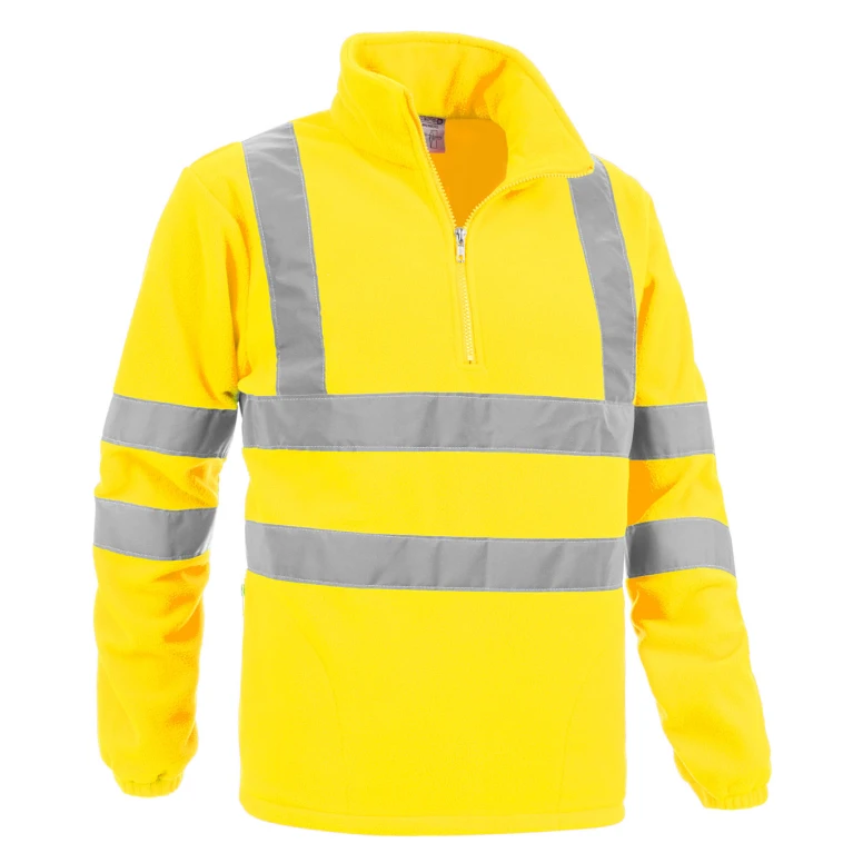 Sudadera Polar de Trabajo Alta Visibilidad Media Cremallera Sottozero Brennero 2320
