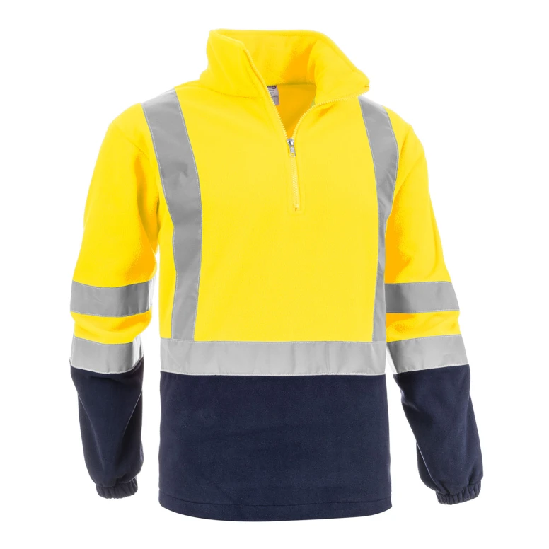 Sudadera Polar de Trabajo Alta Visibilidad Media Cremallera Sottozero Brennero 2320