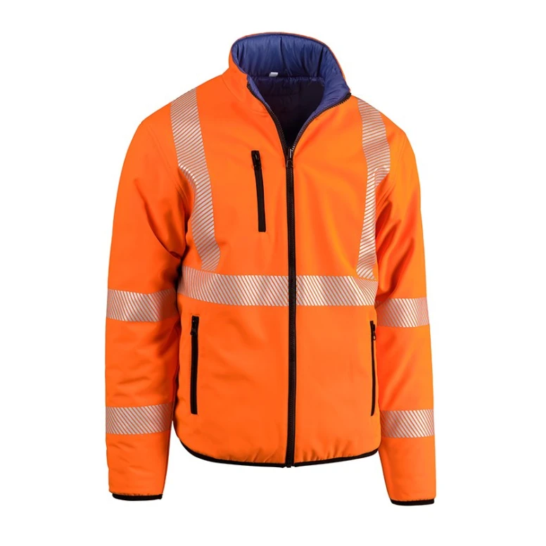Chaqueta de Trabajo Alta Visibilidad Multibolsillos Softshell Reversible Sottozero Doubler 2399