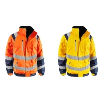 Chaqueta de Trabajo Alta Visibilidad Multibolsillos Impermeable Sottozero Spotlight 2355