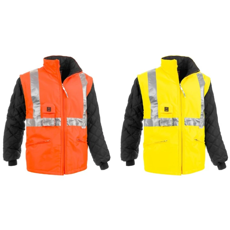 Chaqueta de Trabajo Alta Visibilidad Multibolsillos Con mangas desmontables Sottozero Autopista 2301
