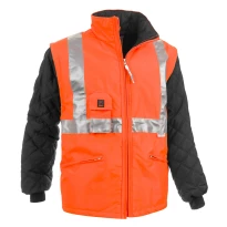 Chaqueta de Trabajo Alta Visibilidad Multibolsillos Con mangas desmontables Sottozero Autopista 2301 2
