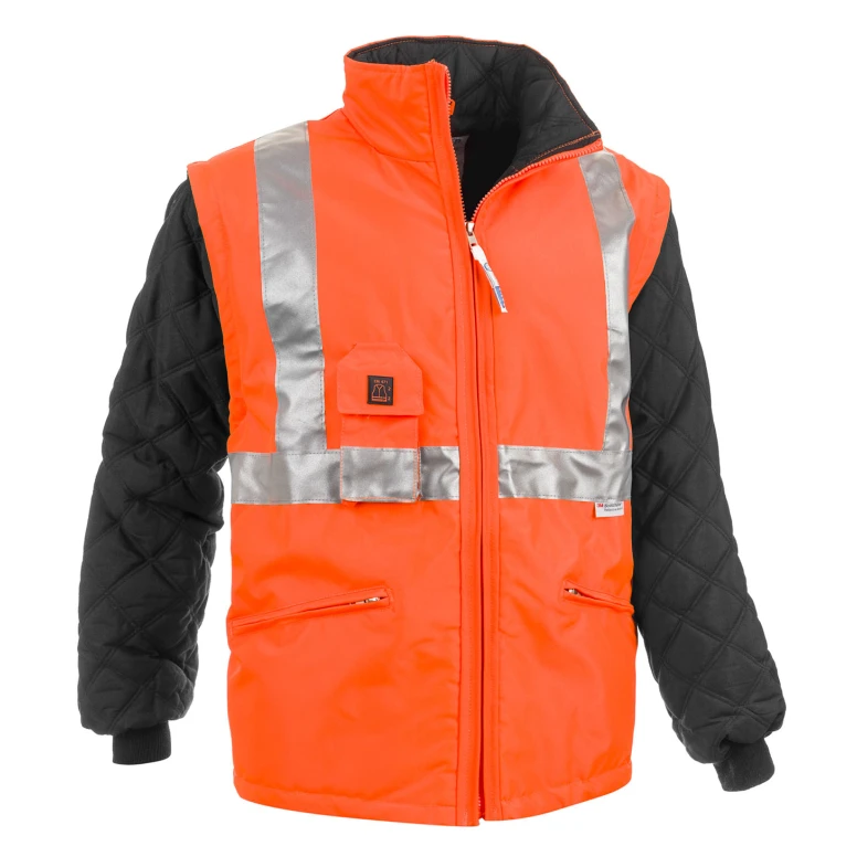 Chaqueta de Trabajo Alta Visibilidad Multibolsillos Con mangas desmontables Sottozero Autopista 2301