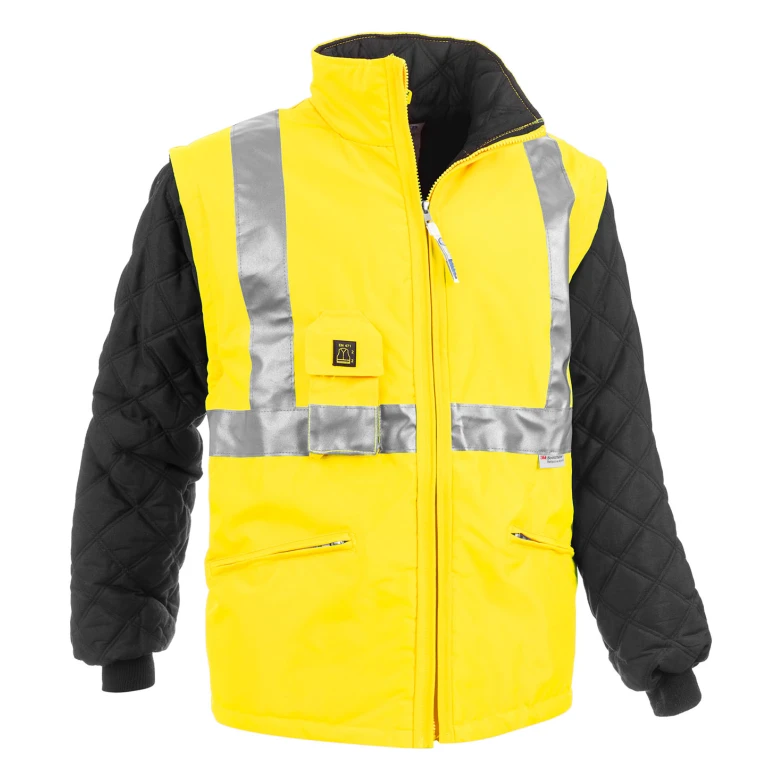 Chaqueta de Trabajo Alta Visibilidad Multibolsillos Con mangas desmontables Sottozero Autopista 2301