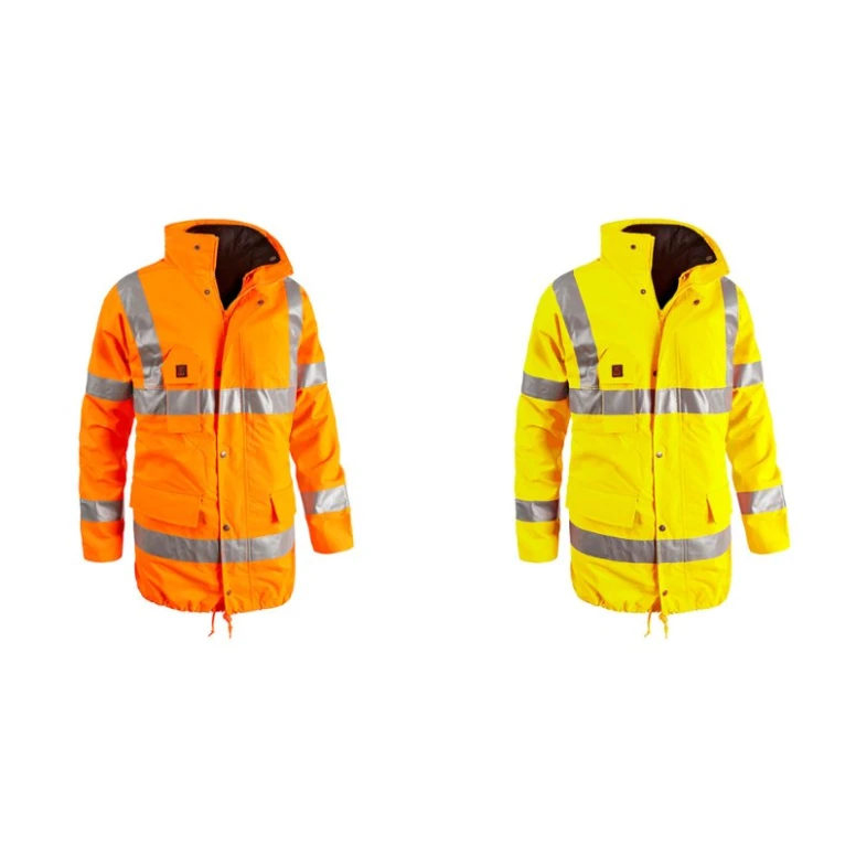 Parka de Trabajo Alta Visibilidad Multibolsillos Impermeable Sottozero Parka 2300