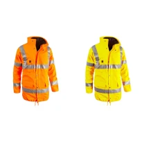 Parka de Trabajo Alta Visibilidad Multibolsillos Impermeable Sottozero Parka 2300