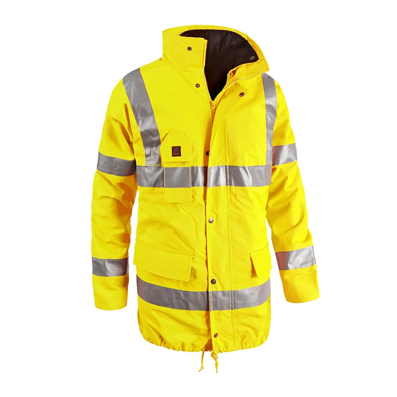 Parka de Trabajo Alta Visibilidad Multibolsillos Impermeable Sottozero Parka 2300