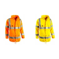 Parka de Trabajo Alta Visibilidad Multibolsillos Impermeable Sottozero Stop 2299