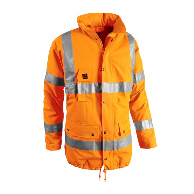 Parka de Trabajo Alta Visibilidad Multibolsillos Impermeable Sottozero Stop 2299