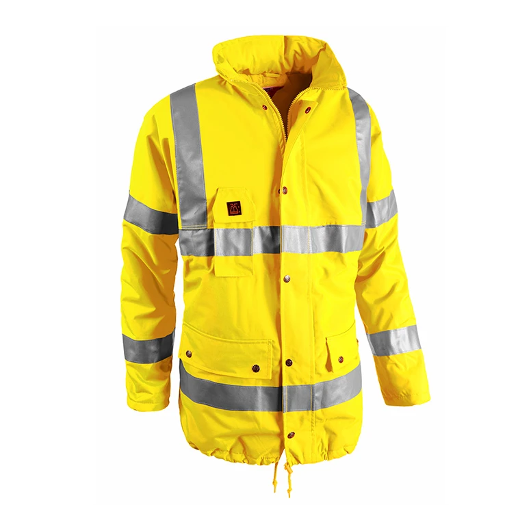 Parka de Trabajo Alta Visibilidad Multibolsillos Impermeable Sottozero Stop 2299