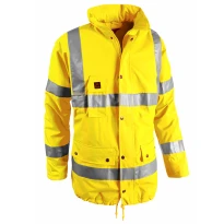 Parka de Trabajo Alta Visibilidad Multibolsillos Impermeable Sottozero Stop 2299