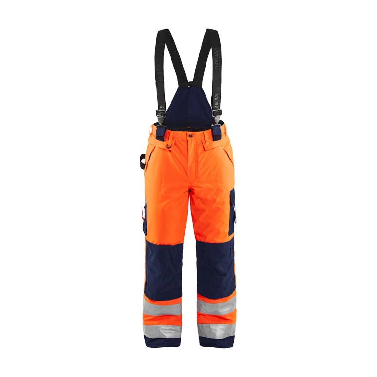 Peto Pantalón de trabajo Alta Visibilidad Multibolsillos Blaklader high vis Impermeable Invernal 188519773399C50