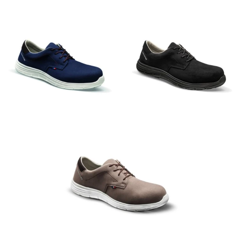 Zapatos de seguridad bajos sin metal y sin puntera Lemaitre Derby O2 SRC CI FO DERMO20